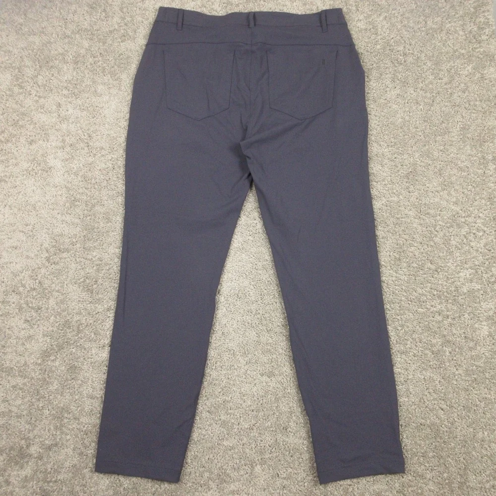 NOBULL Pants Mens 36x32 Gray Blue Game Changer 5 Pocket Pant Perfromance Stretch
